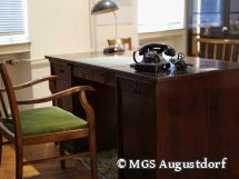 Schreibtisch des Bataillonskommandeurs