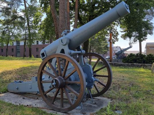 Belgische Belagerungsgeschütze